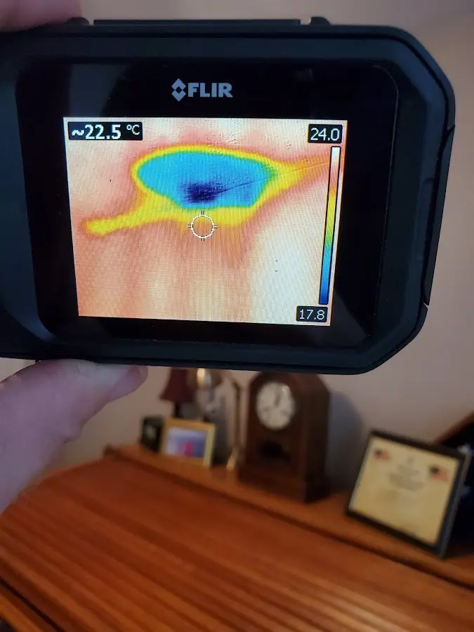 Thermal imaging inspection for water damage in Tuscaloosa