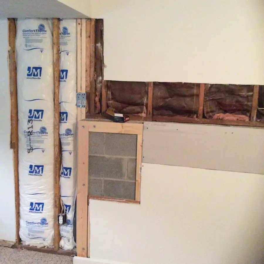 Wall insulation replacement during Structural Drying in Tuscaloosa
